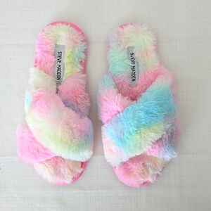 Steve Madden Furry Slippers